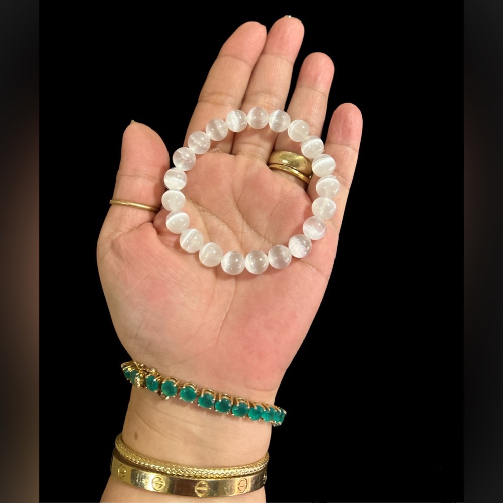 Selenite (cats eye)